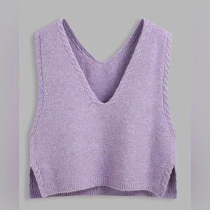 NWT Cider Lilac Sweater Vest